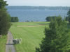Bluff Point: Number 4 Green With Lake Champlain And Snug Harbour Marina In The Background